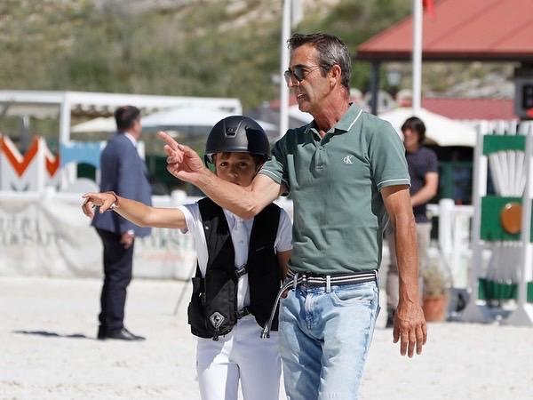 Pedro Sánchez Alemán, entrenador de la familia Fuertes