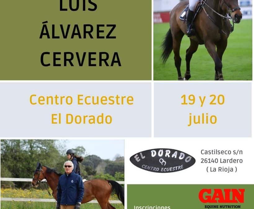 Clinic de Luis Álvarez Cervera en Logroño los días 19 y 20 de julio