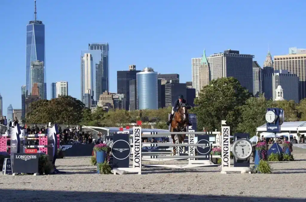 Daniel Deusser ganador del Gran Premio del Longines Global Champions Tour de Nueva York 
