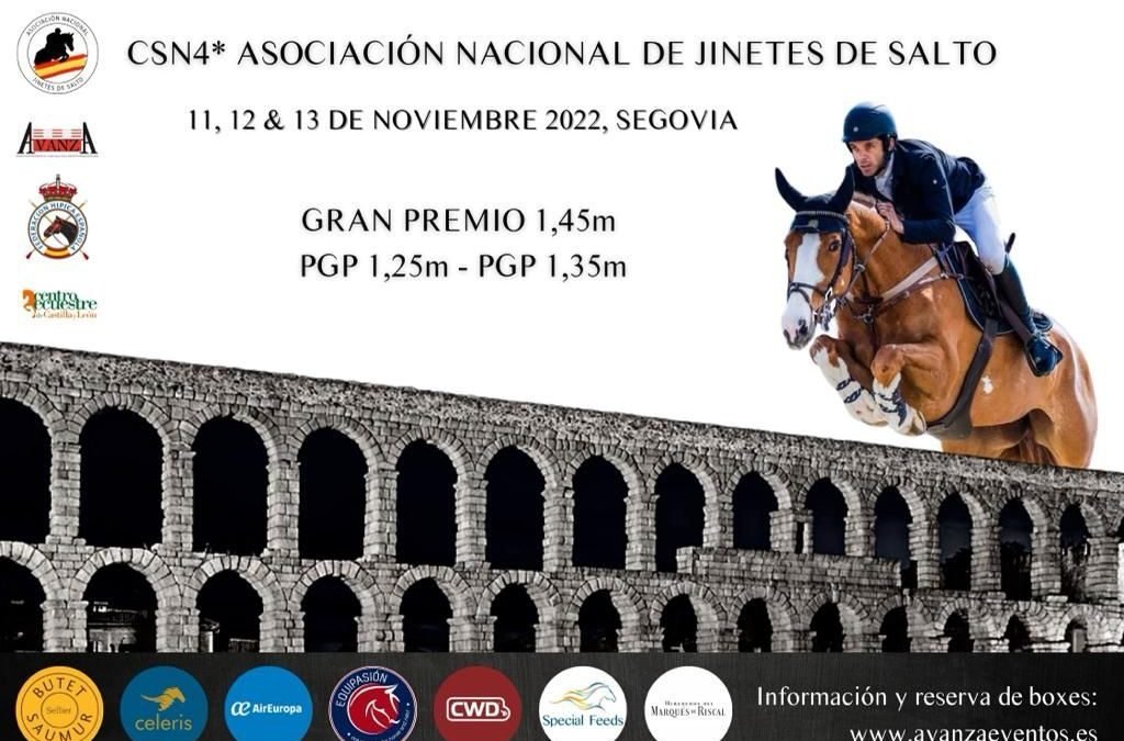 La Asociación Nacional de Jinetes de Salto organiza un CSN4* en Segovia