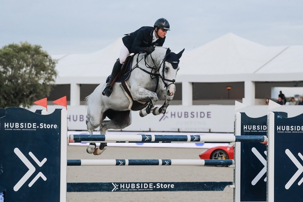 Bryan Balsiger muestra todo el coraje para triunfar en el Hubside CSI 5* de Grimaud, Francia