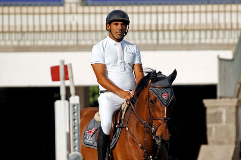 Mariano Martinez Bastida, quinto en la prueba grande del CSIO4* del Marruecos Royal Tour, con Quark De Preuilly Z