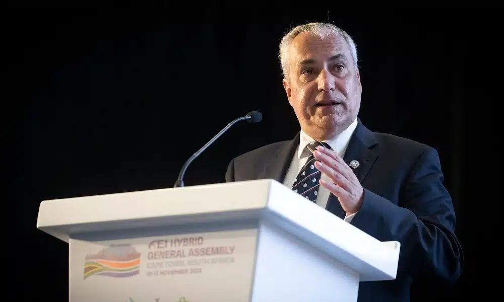 Ingmar De Vos reelegido para el tercer y último mandato como presidente de la FEI