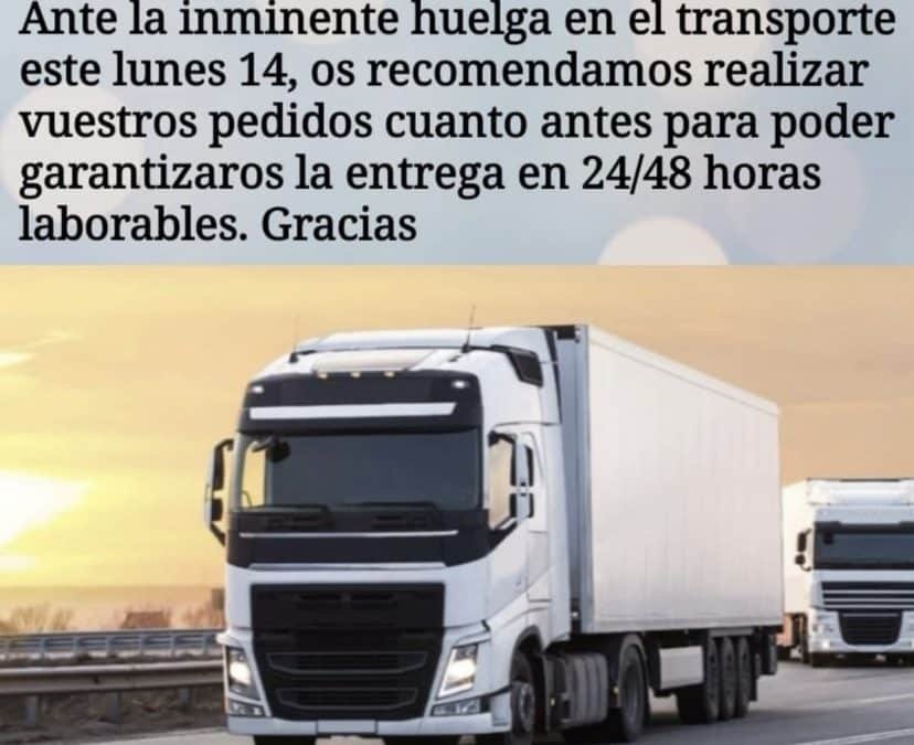 Inminente huelga de transportes