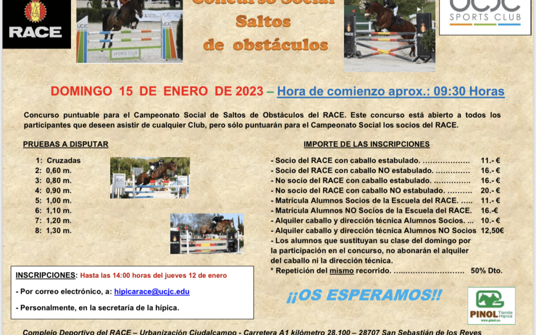 La competición madrileña arrancará con un concurso social en el Race el próximo día 15 de enero