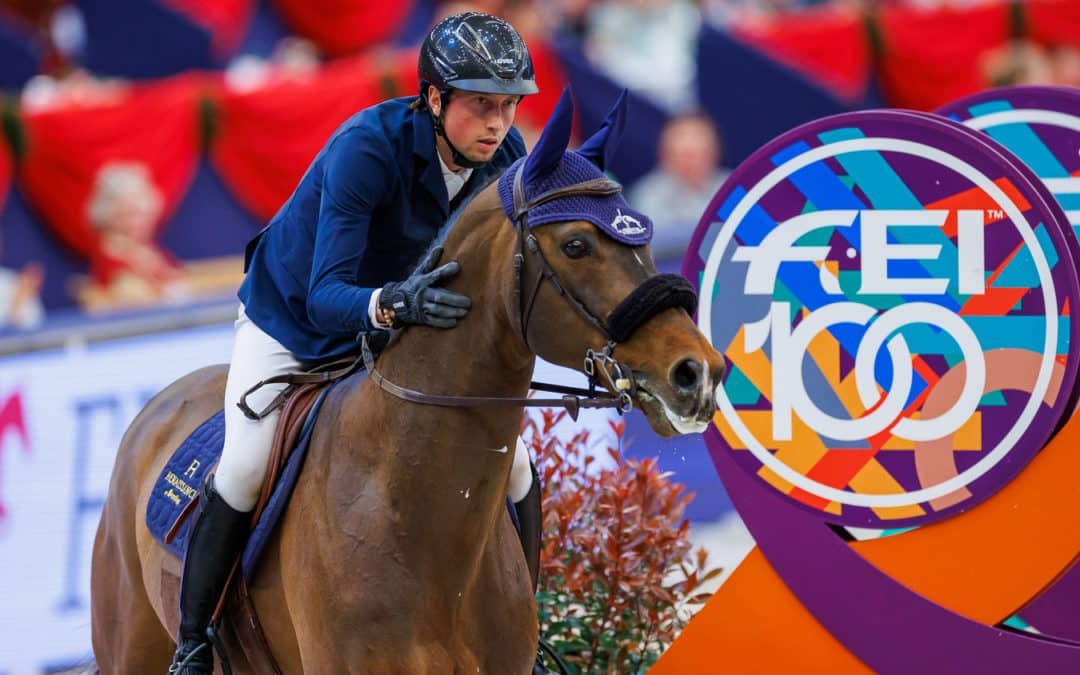 Caballos y jinetes para la Copa del Mundo en Leipzig