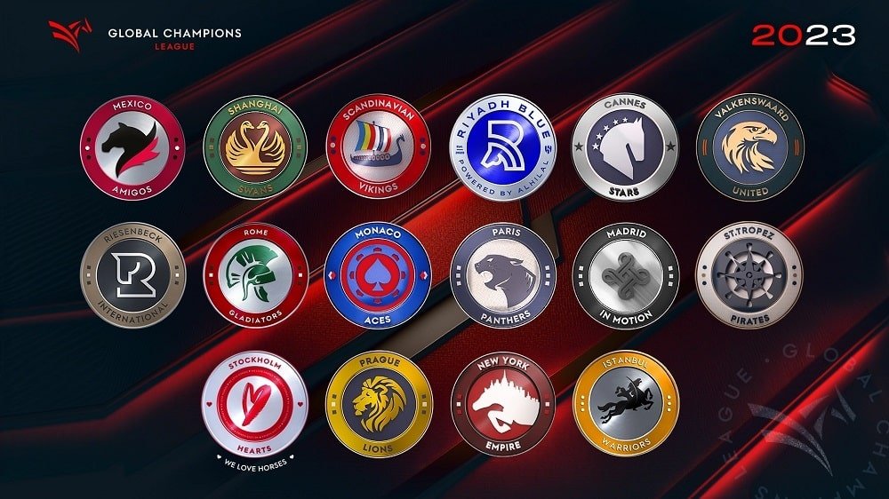 Global Champions League Teams revelados para 2023