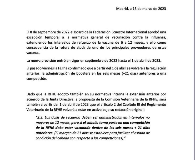 Novedades en la vacunación de la Influenza