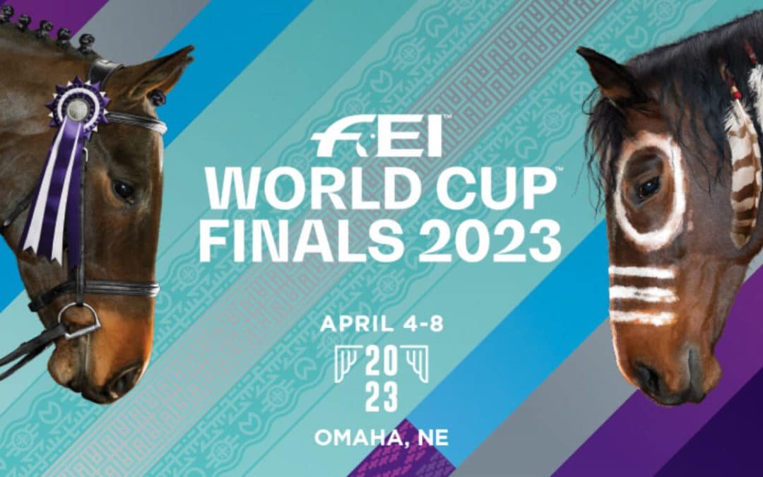 Los caballos tienen el visto bueno en el control veterinario para las finales de la Copa del Mundo en Omaha