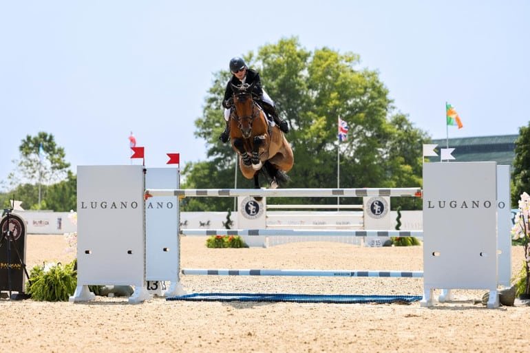 Un binomio prometedor para Shane Sweetnam y Gilona AO con victoria en el CSI3* Gran Premio de 1,50m