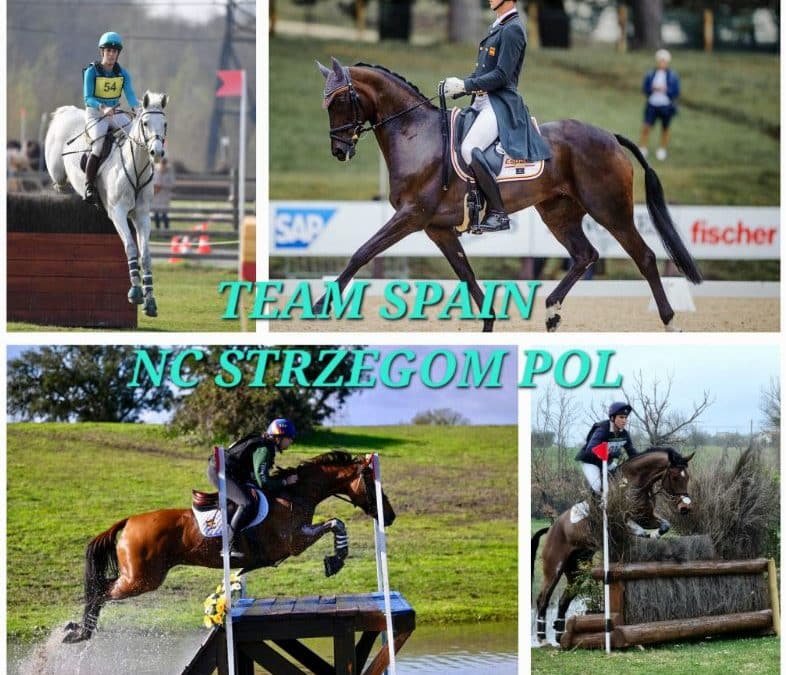 Equipo español para la Eventing NC de Strzegom