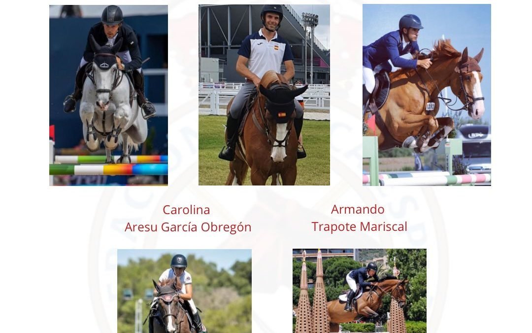 Equipo Español de Saltos para el CSIO de Dublín y el Campeonato de Europa de Saltos