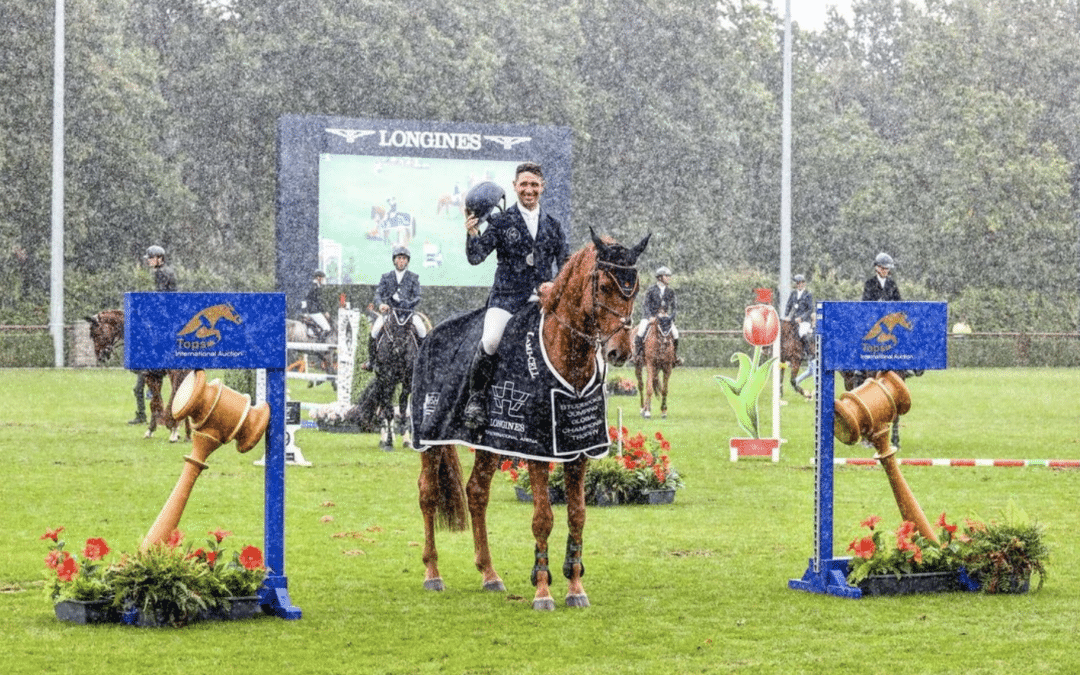 Fidel Davila y «Arezzo de Llamosas» ganadores de WBFSH Studbooks Jumping Global Champions Trophy