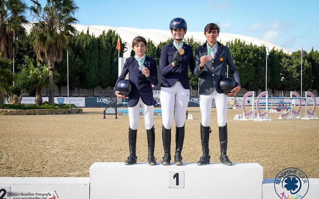 Paola Chaves se corona Campeona de Andalucía de Salto en la categoría Juveniles * con «Cappacho Z»