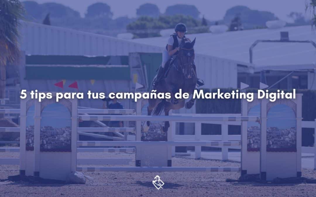 5 tips para tus campañas de marketing digital ecuestre