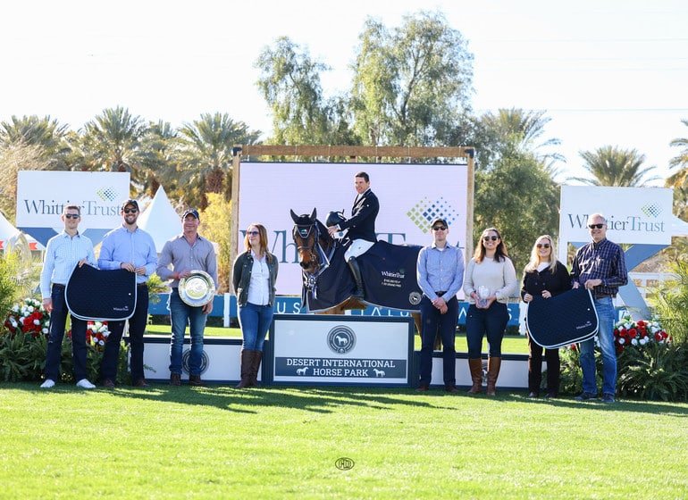 Conor Swail y Count Me In continúan su racha ganadora en el Gran Premio Whittier Trust  CSI4*
