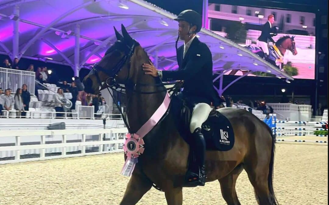 Gonzalo Busca y “Cristiano Obolensky” quintos en el Gran Premio 3* FEI del World Equestrian Center
