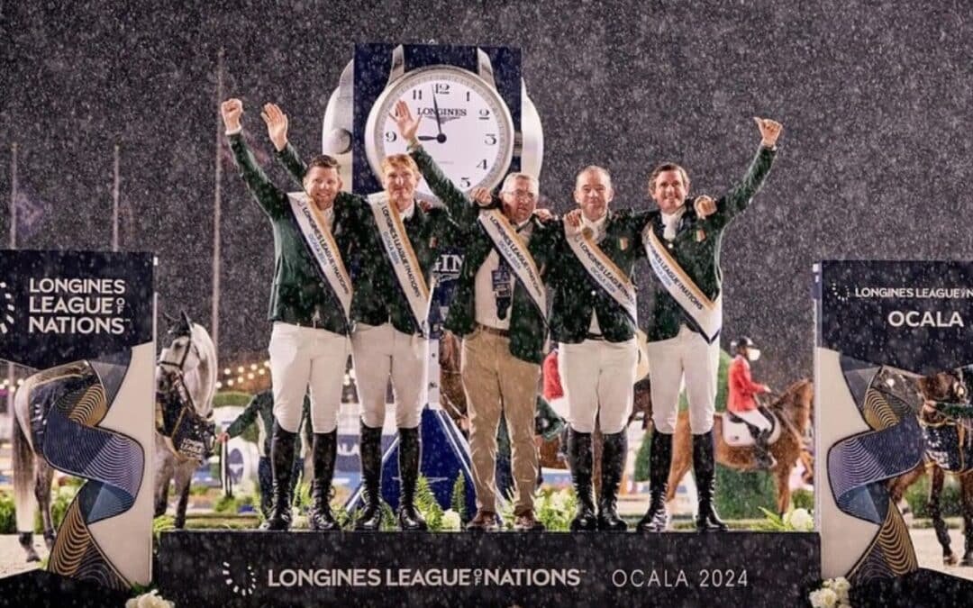 El equipo de Irlanda en lo más alto en Ocala