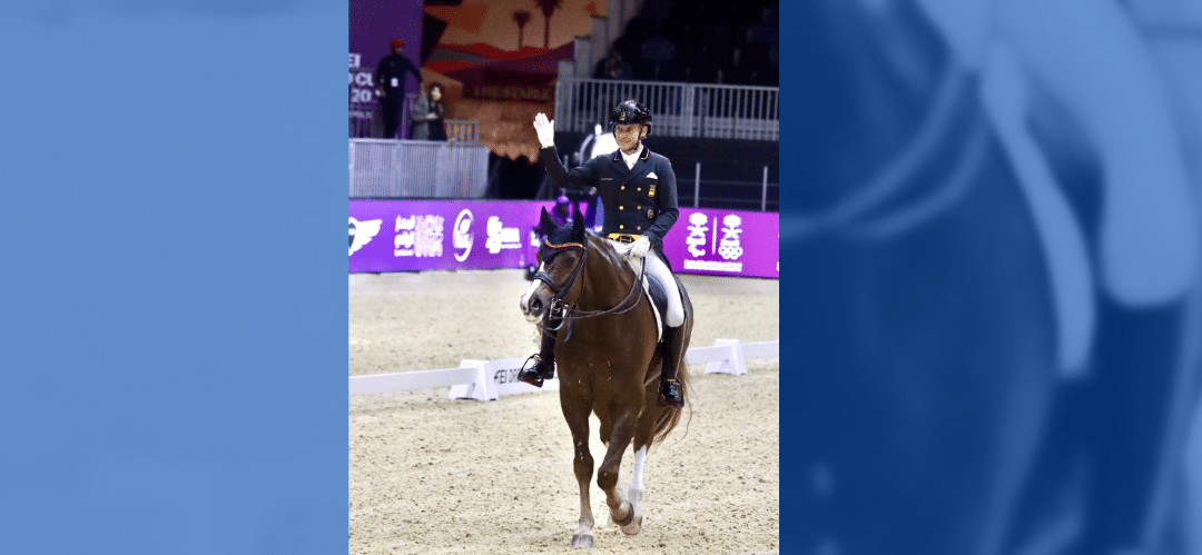 Borja Carrascosa competirá en la Final de la Copa del Mundo de Doma Clásica