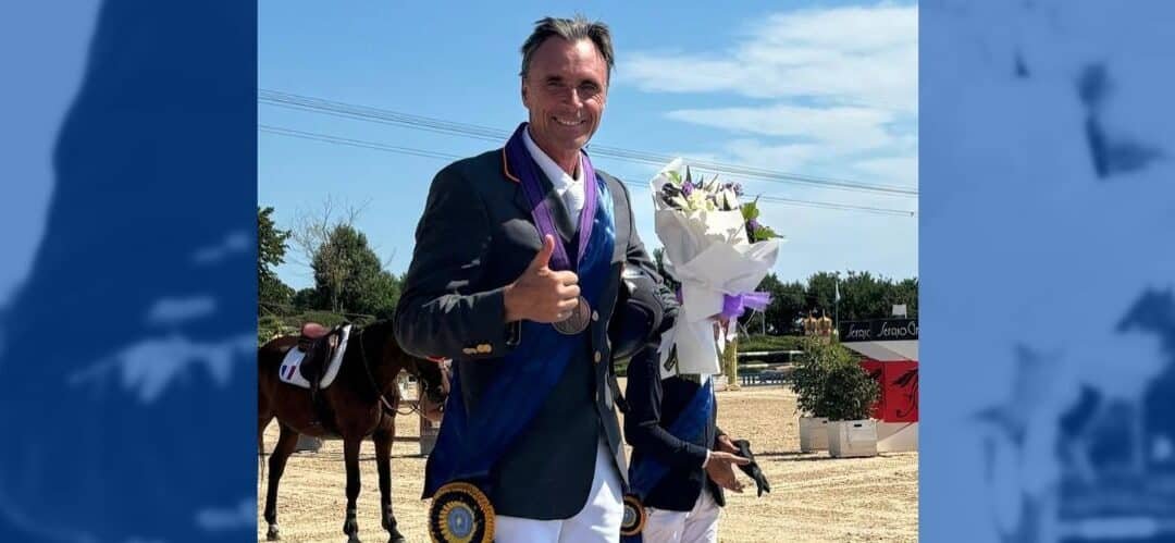 Diego Usón y Caravaggio de Lison Z se llevan la plata en el Campeonato Europeo de Salto de Veteranos 2024