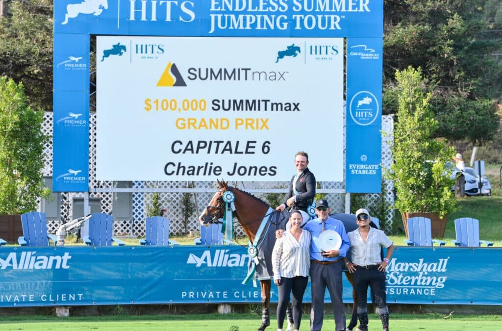 Charlie Jones y Capitale 6 imbatibles en el GP SummitMax CSI2* HITS del Mar