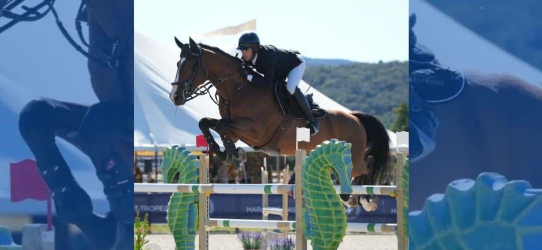 Eduardo Álvarez Aznar y d’Orient Batilly brillantes en el CSI4* 1.50 metros de St Tropez