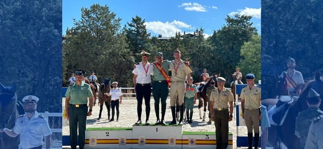 Francisco Almansa vuelve a ganar el título de Campeón de España Militar de Salto de Obstáculos