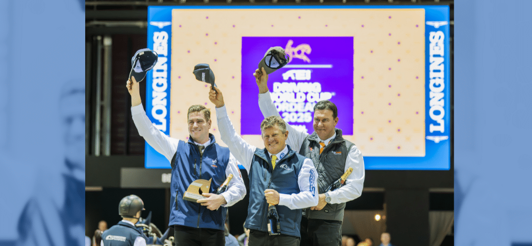 Boyd Exell se impone con autoridad en su undécimo título de la FEI Driving World Cup™ en Burdeos
