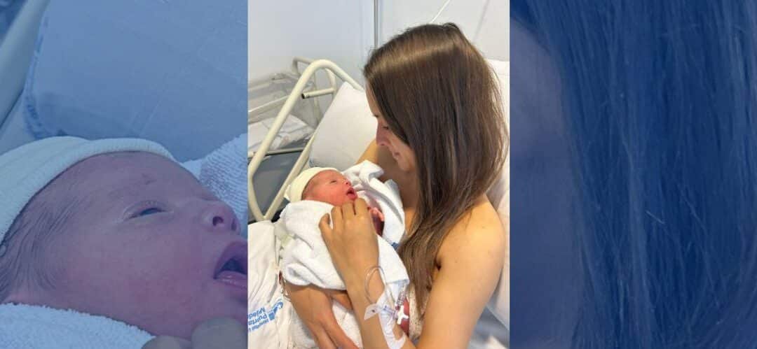 Victoria Gargallo da la bienvenida a su hijo Oliver