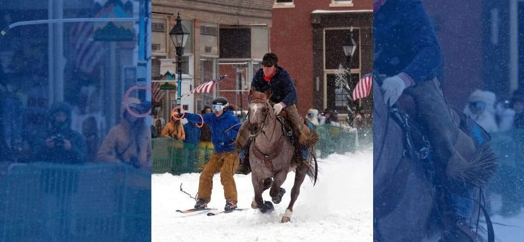 La carrera sobre la nieve: El Skijoring