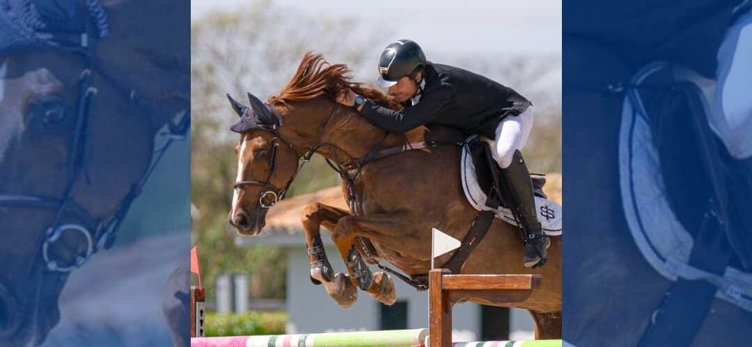 Iván Serrano, ganador del Gran Premio del CSN5* de Pineda con doble cero