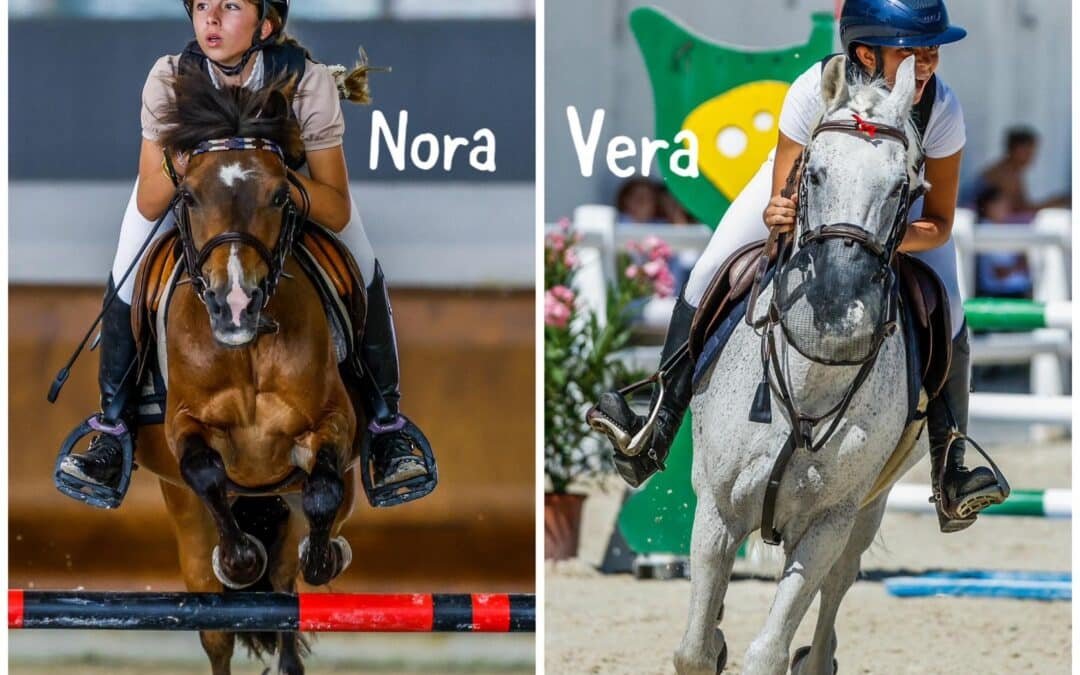 Excelentes resultados de Vera y Nora Cabanes de Arroba Ganadería en el Campeonato de España de Ponis de Salto de Obstáculos 2025