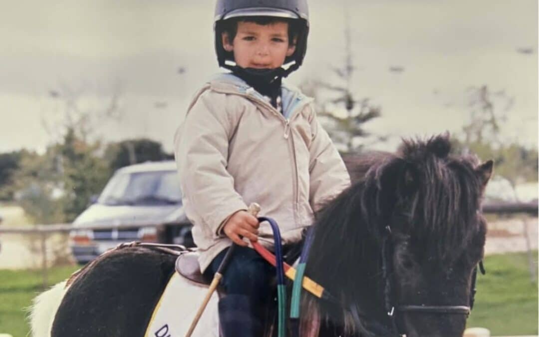 Luis Fernández Rey se despide de su poni Dumbo