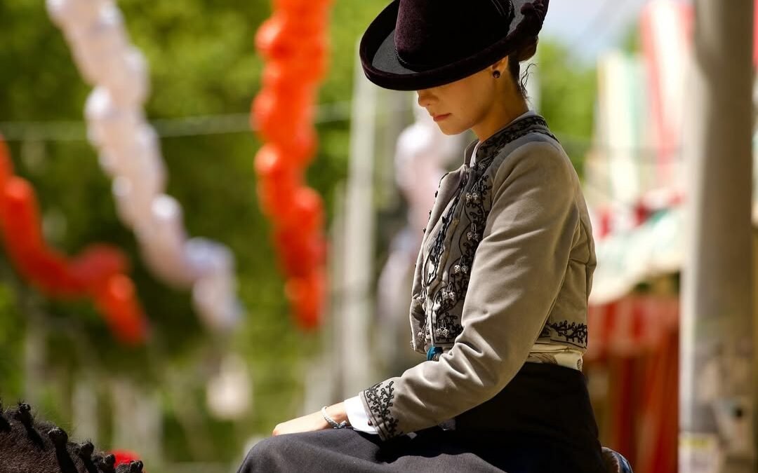 Victoria Federica a caballo en el Rocío