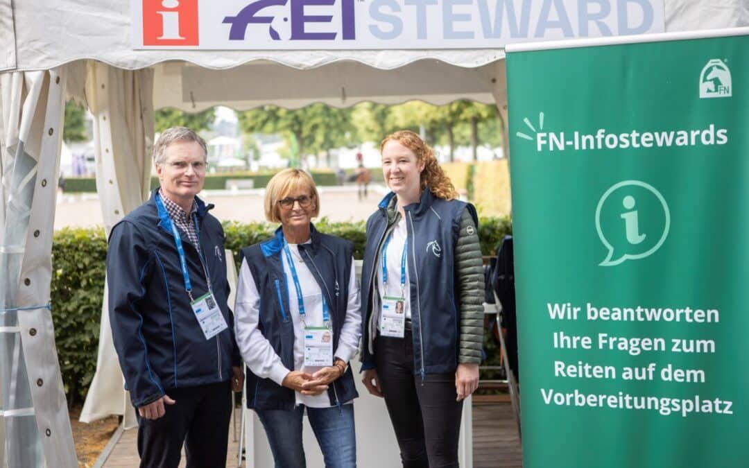 CHIO Aachen 2025: “Info Stewards”, el nuevo punto de referencia en las zonas de calentamiento