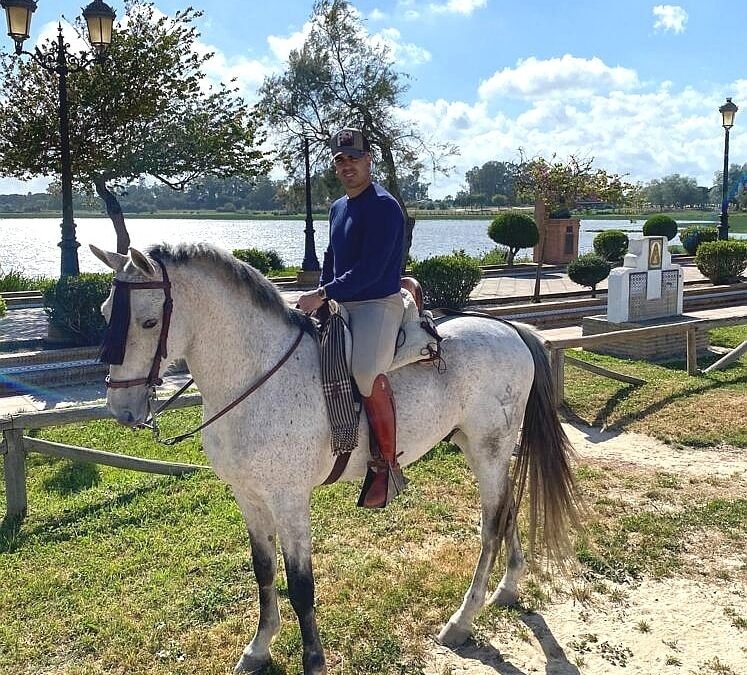 José Manuel Jurado, amante de los caballos