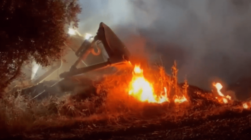 Villa del Prado, en Madrid, afectada por un incendio