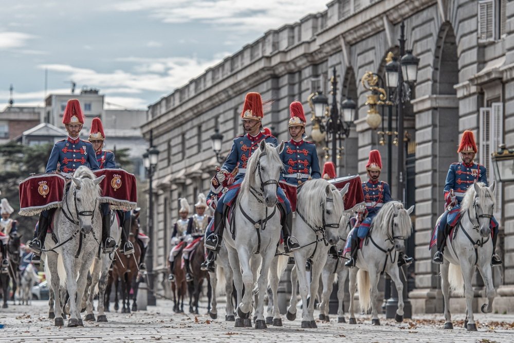 Los caballos de la Guardia Real proceden de Jerez