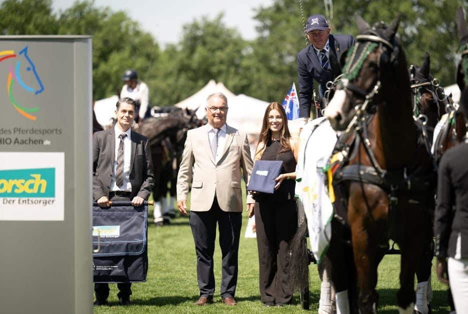 CHIO Aachen 2025: Boyd Exell se adjudica el “Top Score” en el Premio de Fa. Horsch, Der Entsorger