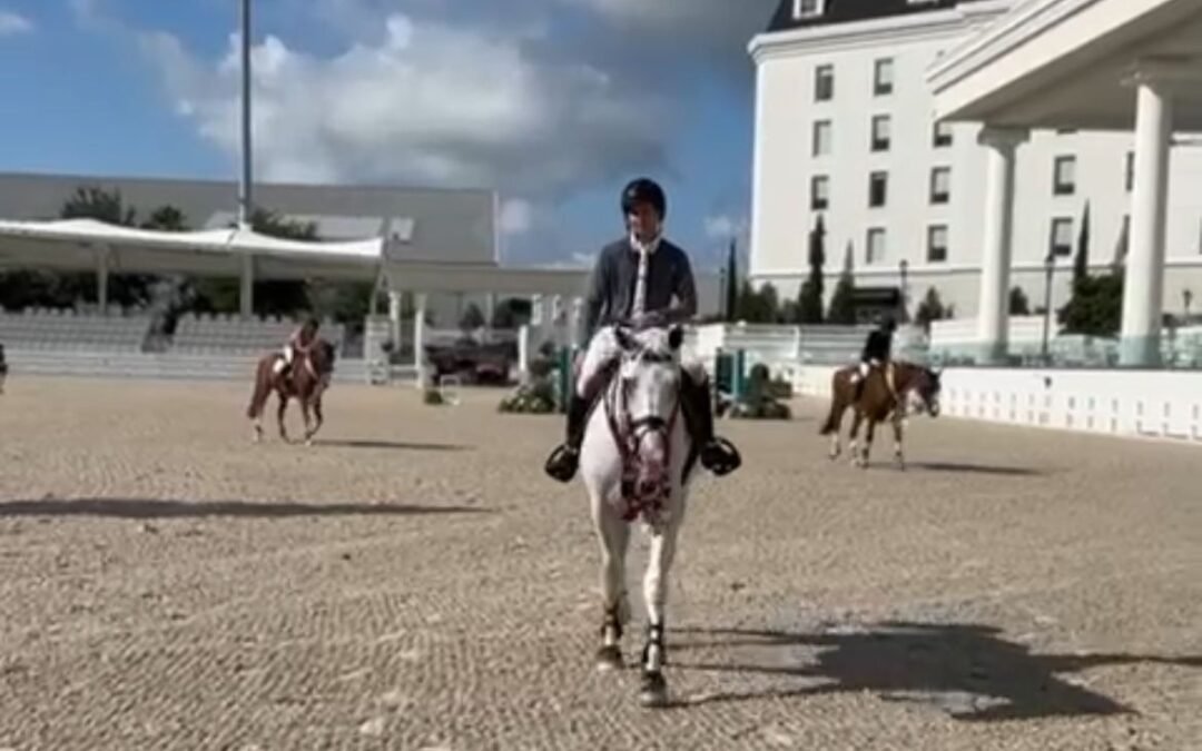 Luifer y Jon Snow segundos en el Barnwalkers GP 1.45 m del WEC Ocala Summer Series 4