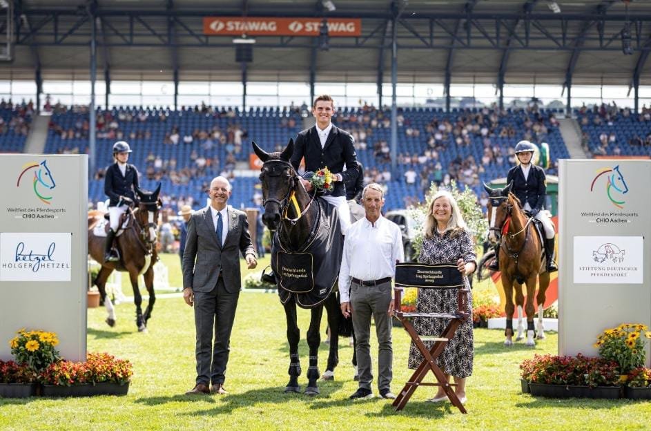 CHIO Aachen 2025: Tjade Carstensen, el ganador de la Copa Alemana U25