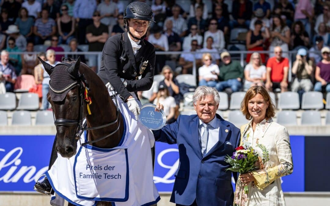 CHIO Aachen 2025: El premio Family Tesch es para Isabell Werth y Wendy de Fontaine