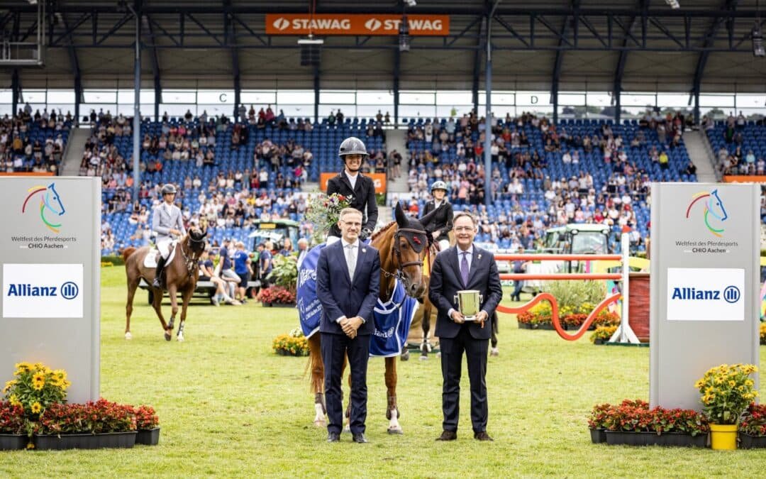 CHIO Aachen 2025: el Premio Allianz para el debutante de Aachen Mallevaey y Francia