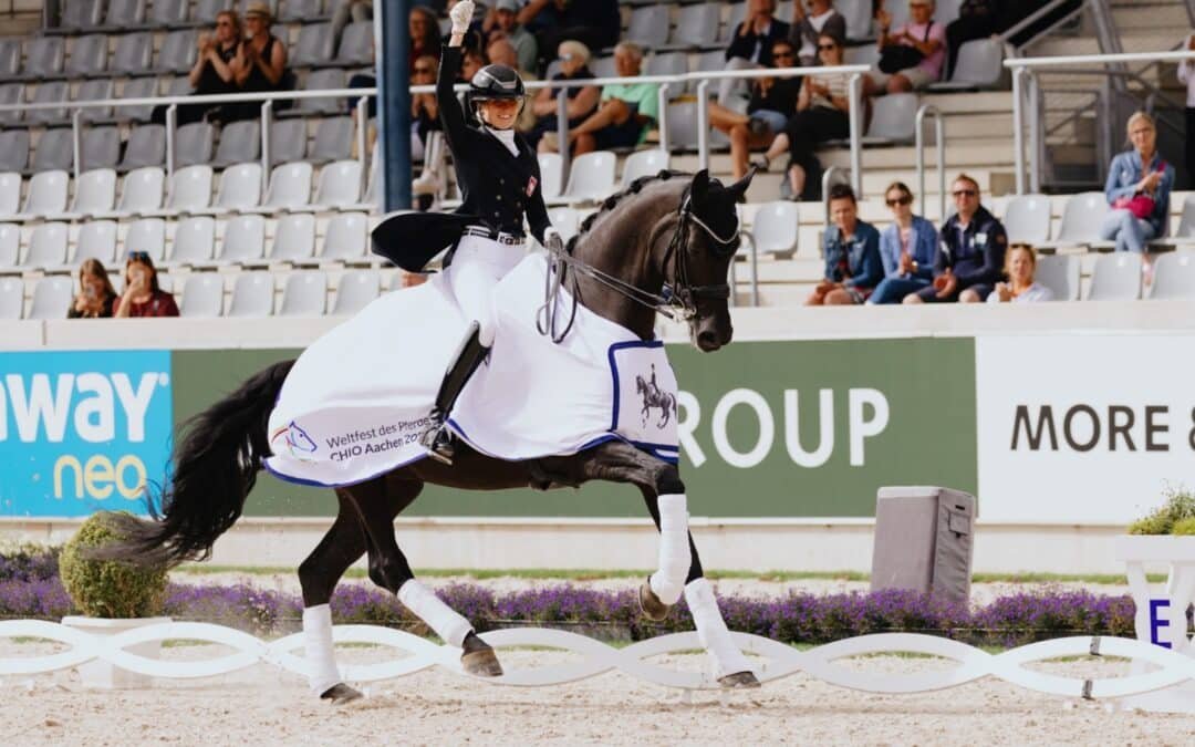 CHIO Aachen 2025: Veronica Pawluk gana el Premio de la Fundación Liselott y Klaus Rheinberger
