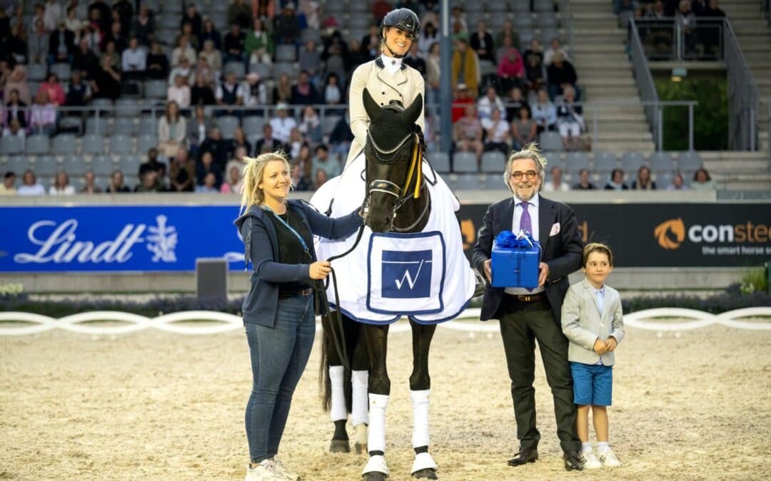 CHIO Aachen 2025: el premio WOTAX es para Dinja van Liere y una “superestrella”