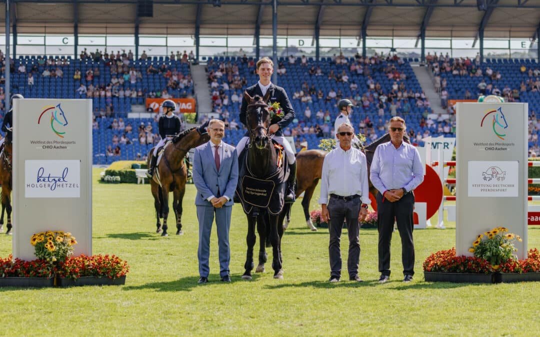 CHIO Aachen 2025: Hannes Ahlmann gana por tercera vez la clasificatoria para el Trofeo Alemán Sub25