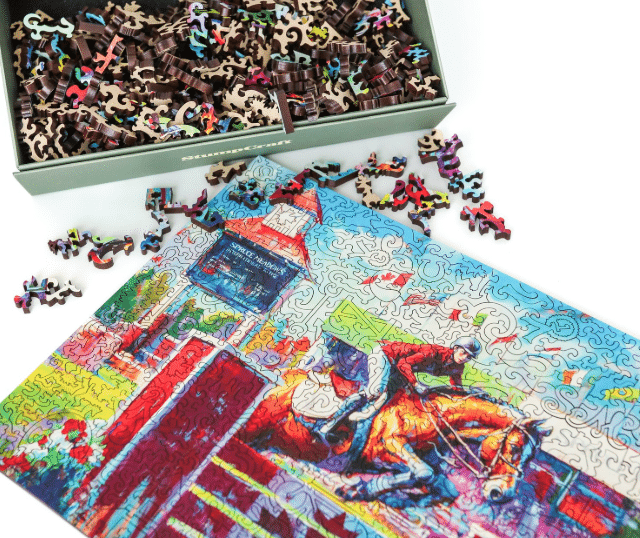 El soplo de los prados convertido en puzzle en Spruce Meadows