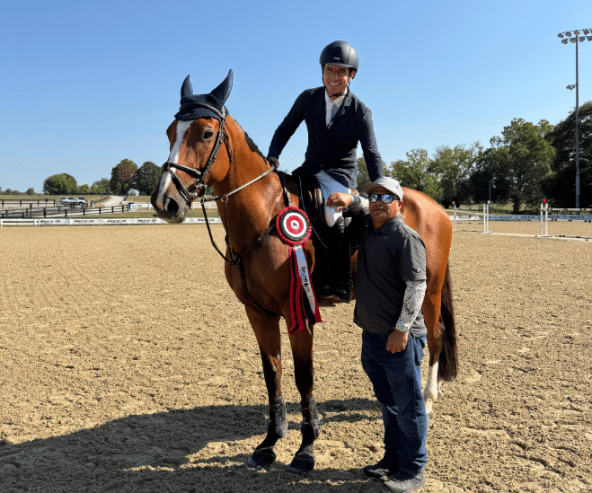 Juan Manuel Gallego se sube al podio del CSI2* Lexington