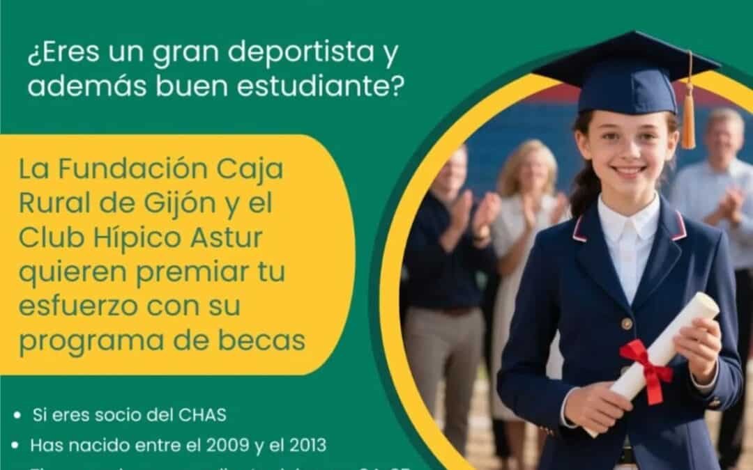 Programa de becas de la Caja Rural de Gijón y el Club Hípico Astur