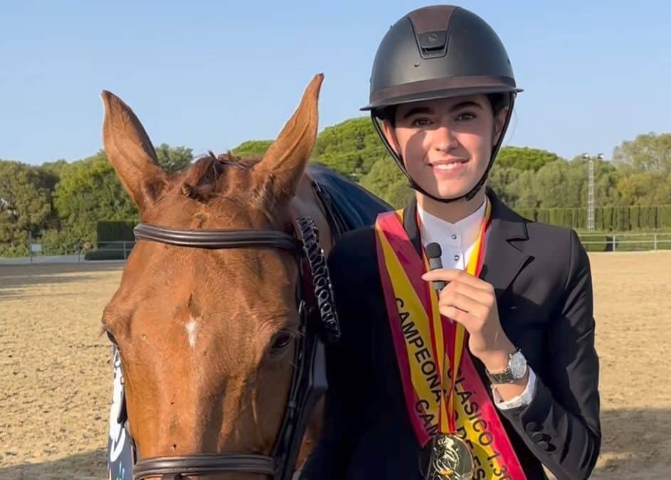 María Giralt Martínez se lleva el oro en el Campeonato de España Clásico 1.30 m